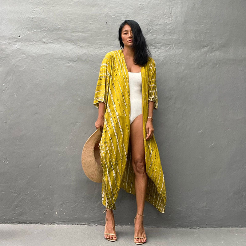 Rayon Beach Kimono