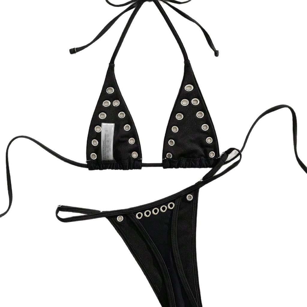 Retro Girl Bikini Swimsuit Set
