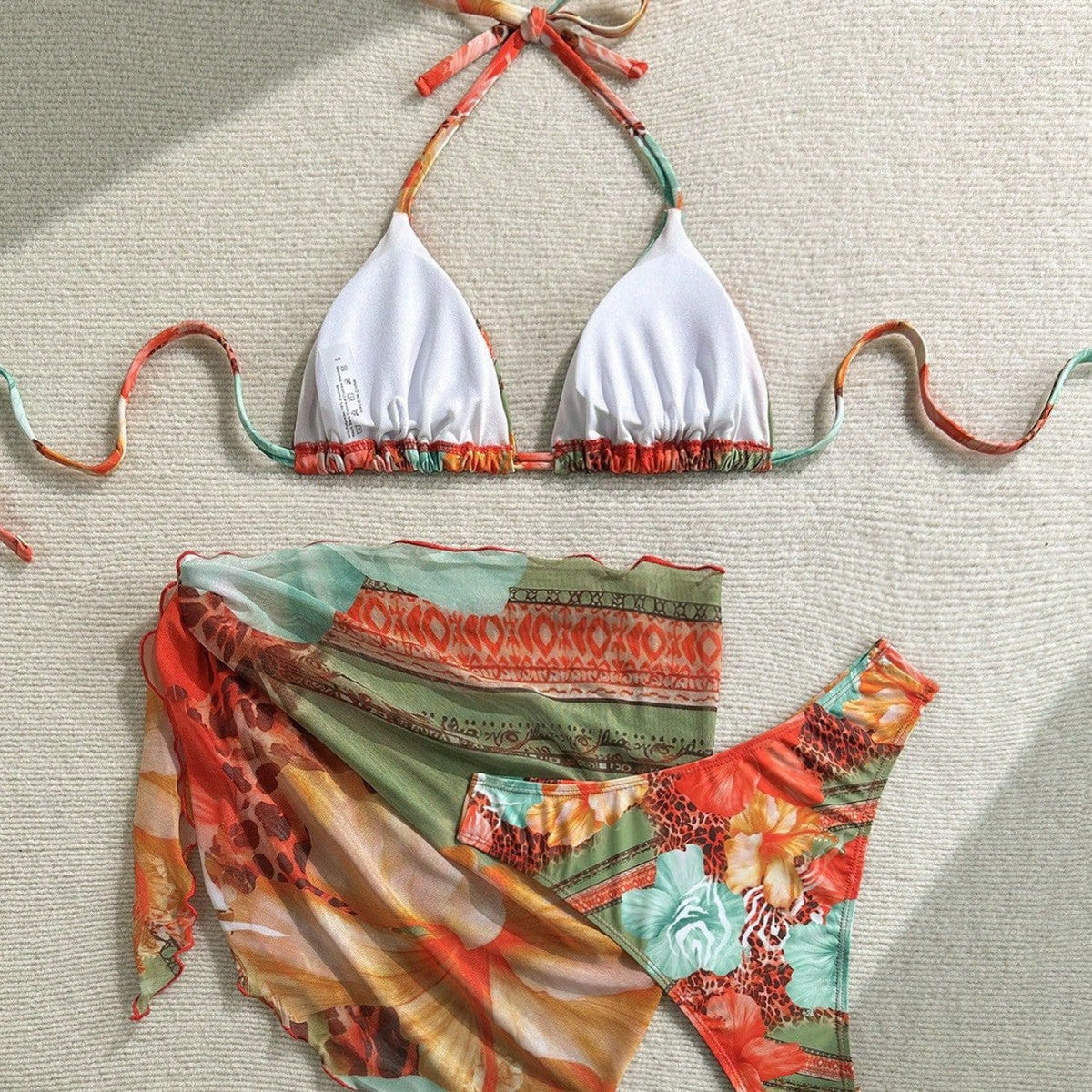 Floral Print Bikini Set