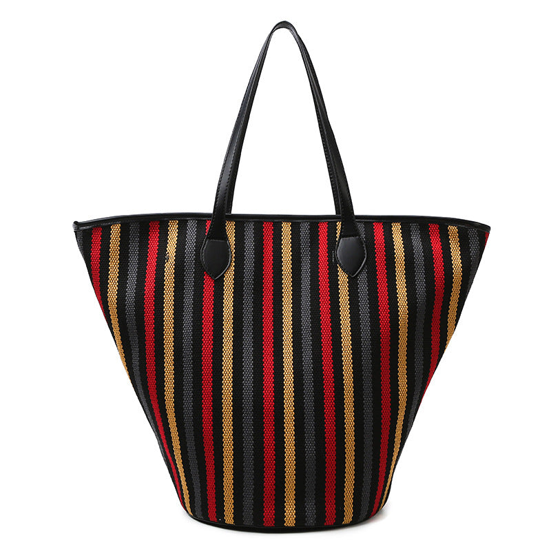 Stripe Shoulder Bag