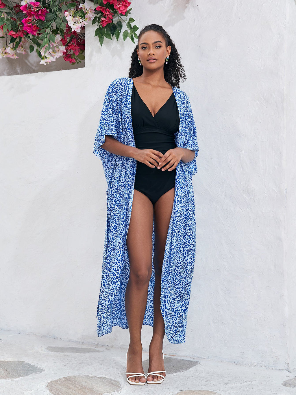 Rayon Beach Kimono