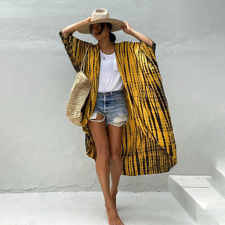 Rayon Beach Kimono