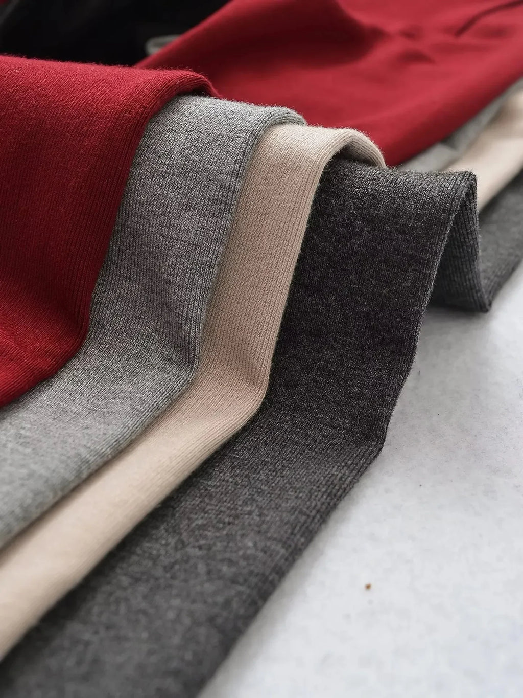 High Neck Slim Fit Fleece Base Layer Top