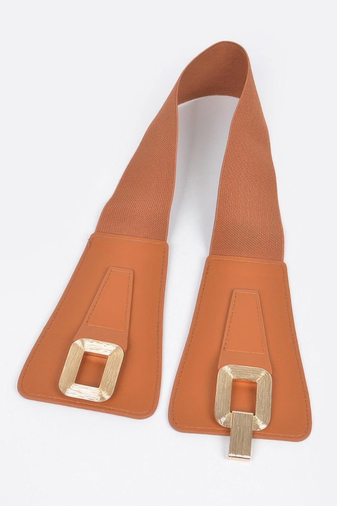 Wide Metal Link Elastic Belt
