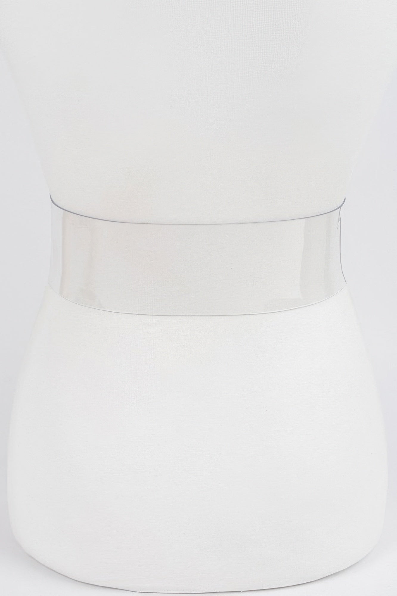 Transparent Round Buckle Belt