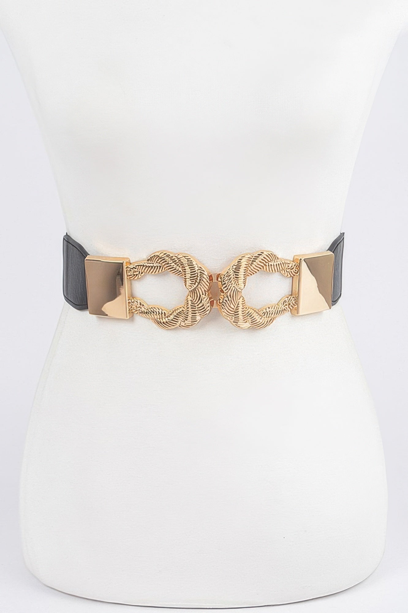 Twist Link Cuff Elastic Belt