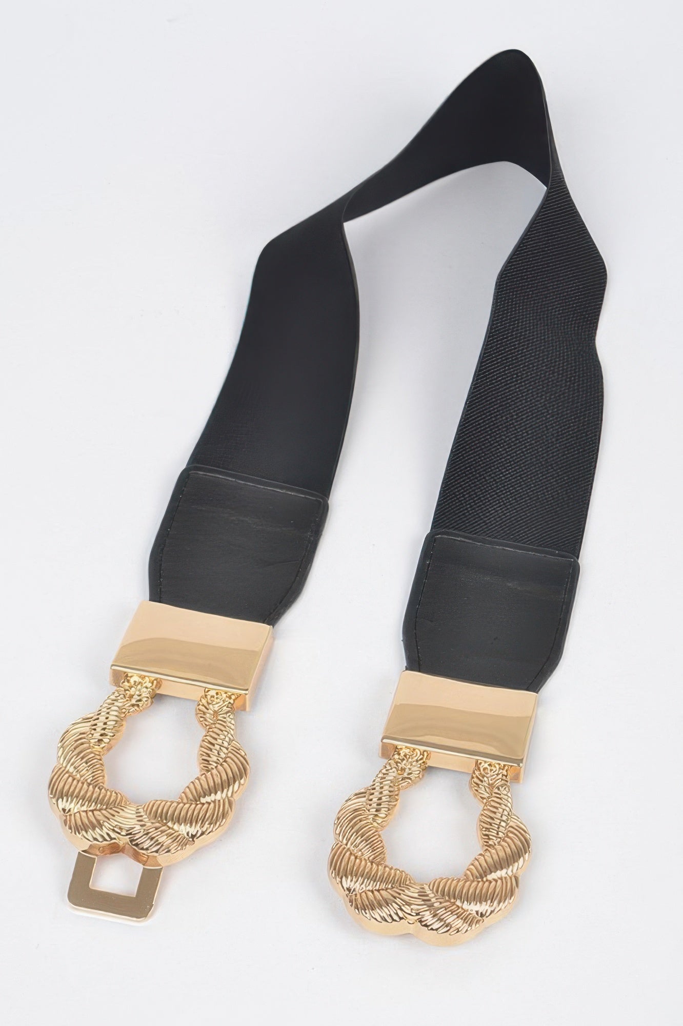 Twist Link Cuff Elastic Belt