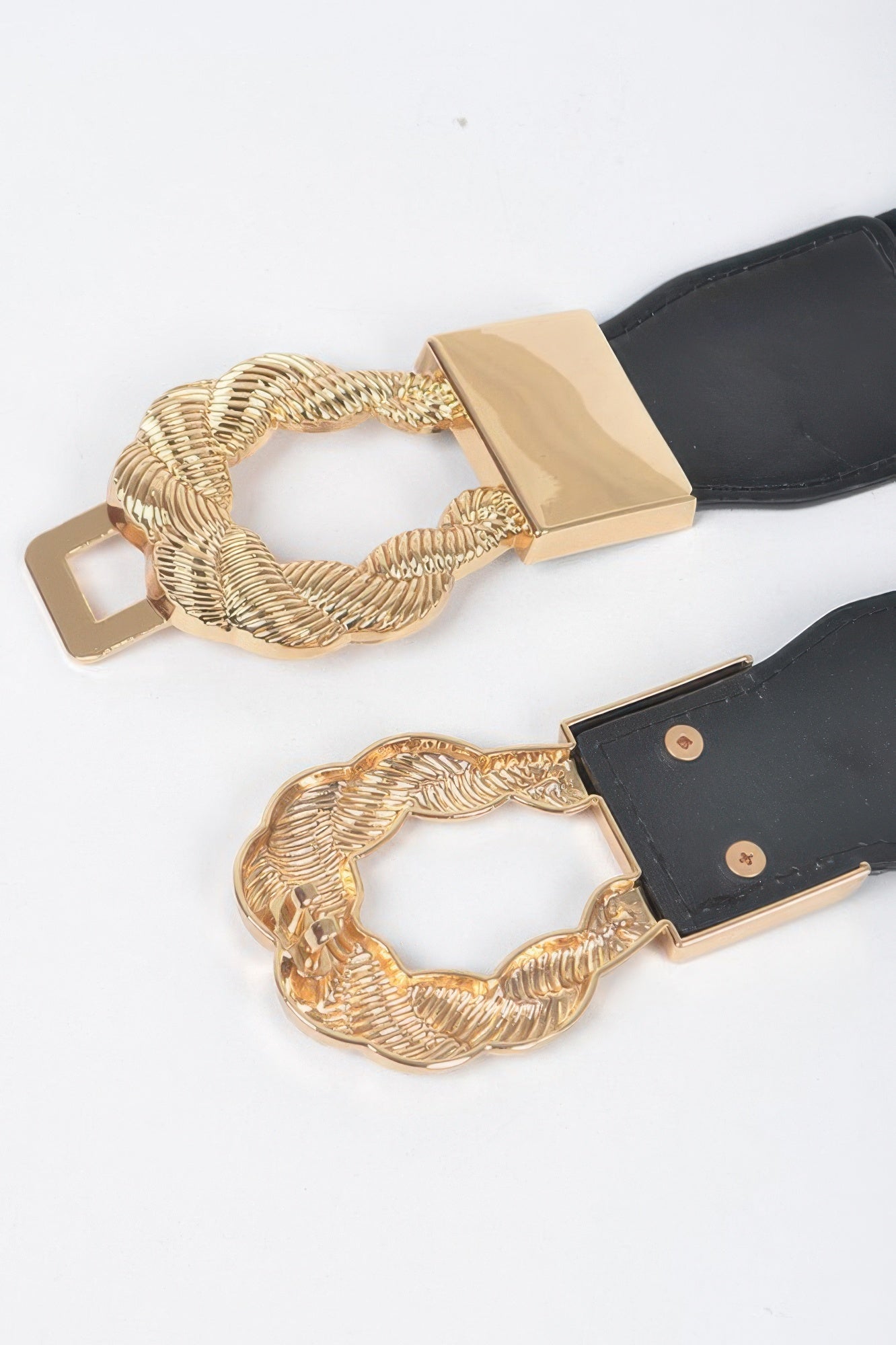 Twist Link Cuff Elastic Belt