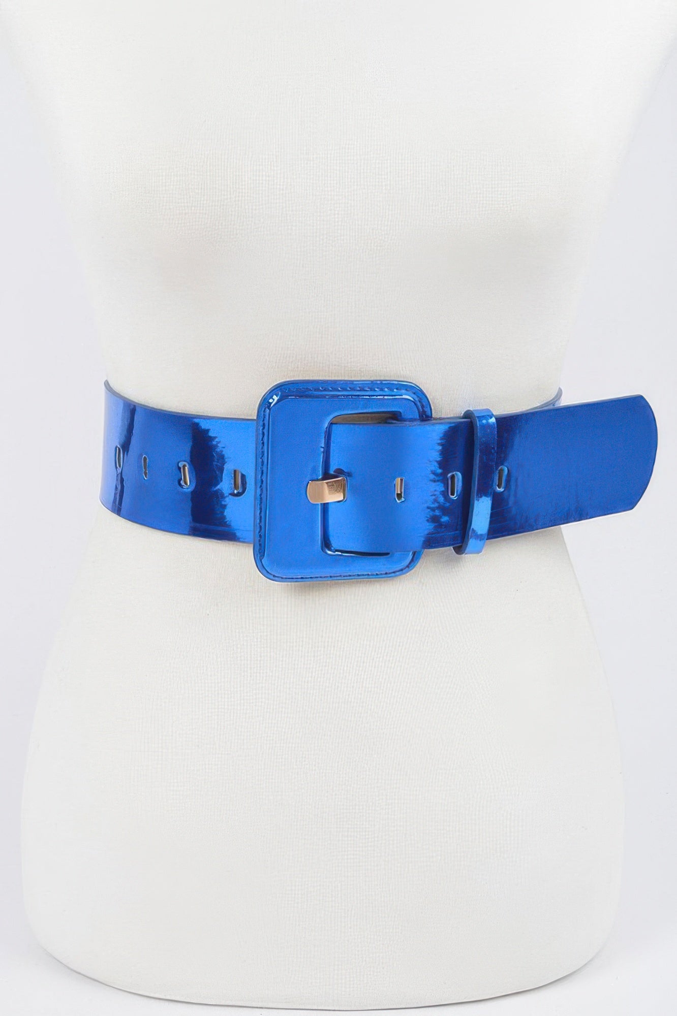 Wide Mirror Pu Belt