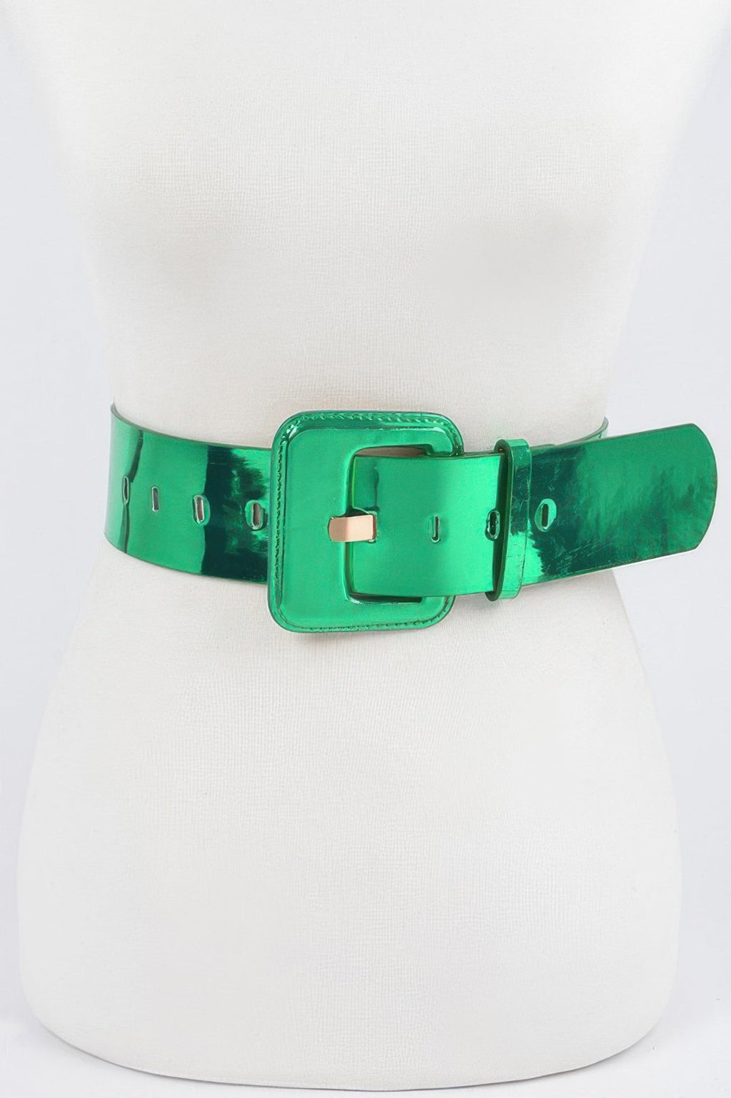Wide Mirror Pu Belt