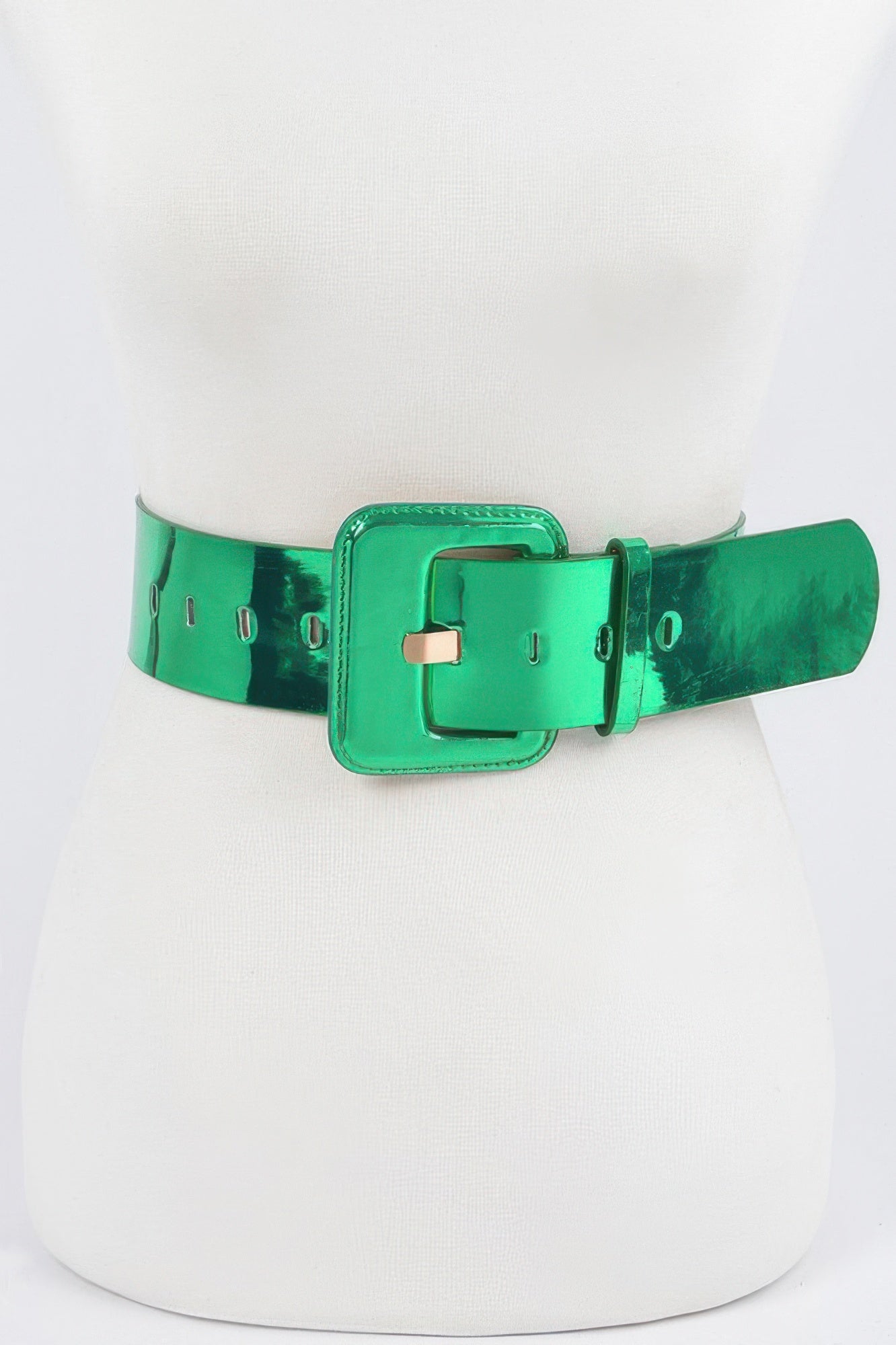 Wide Mirror Pu Belt