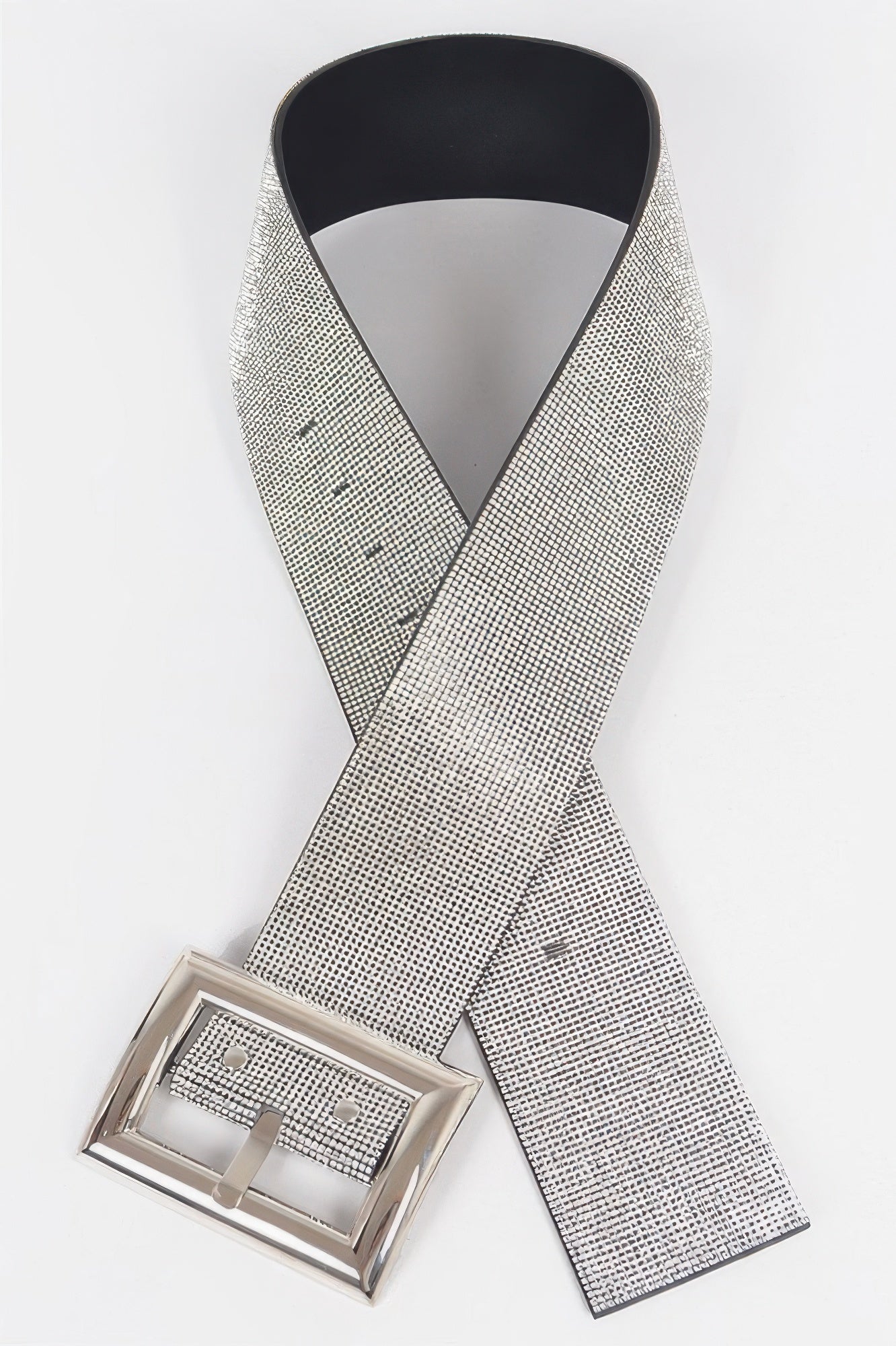 Square Metal Rhinestone Belt