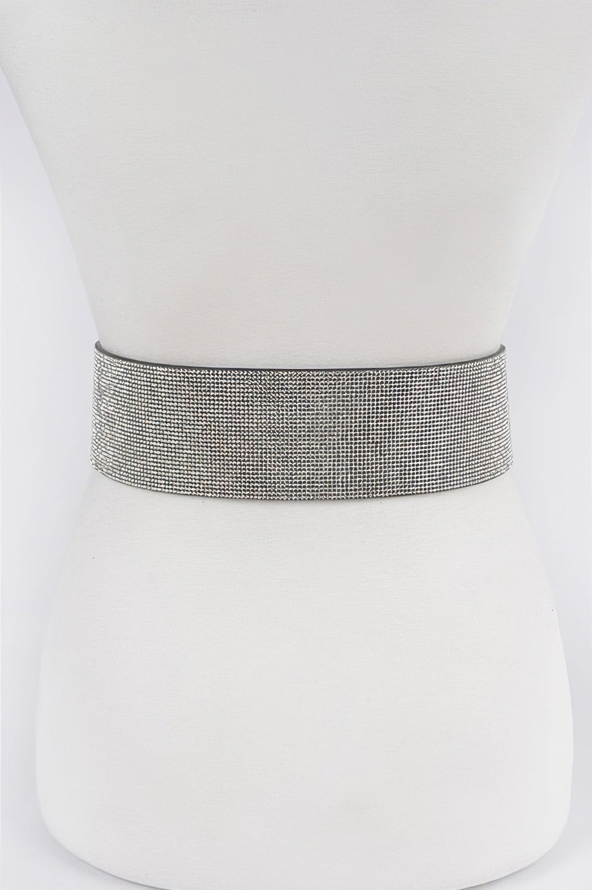 Square Metal Rhinestone Belt