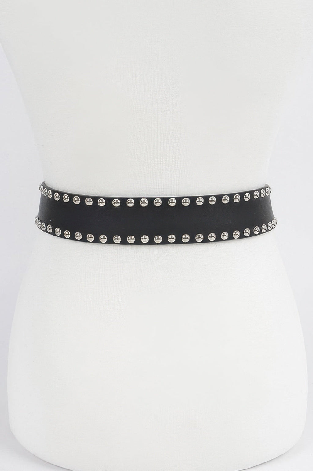 Studded Double Buckle Belt