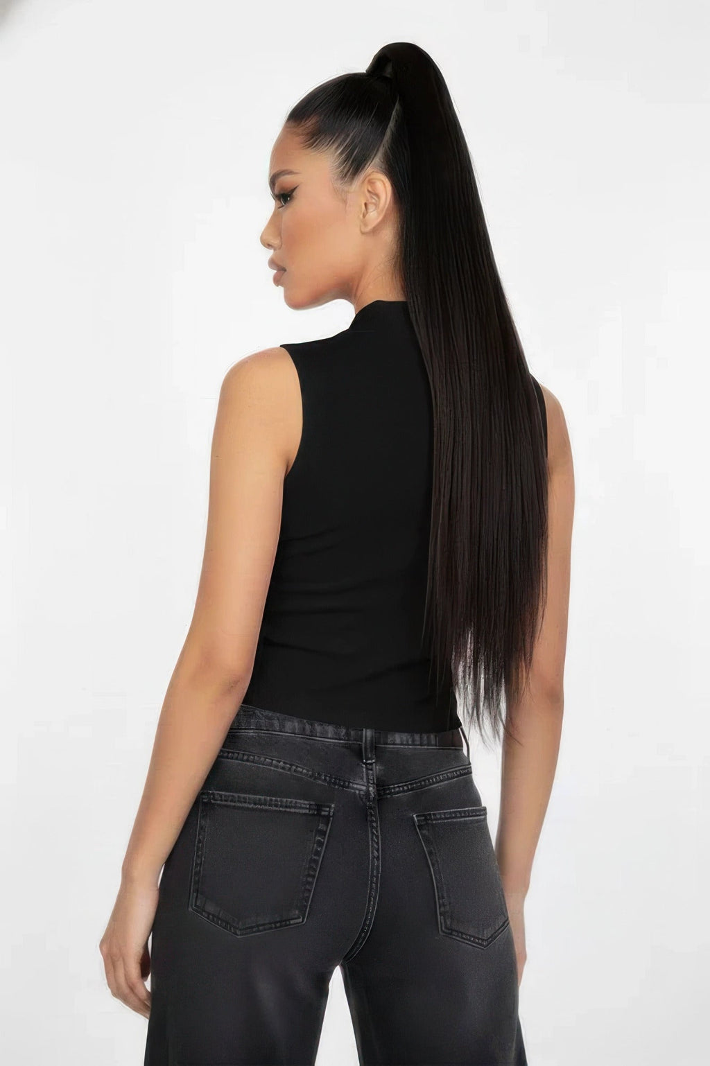 Basic Polo Collar Crop Top