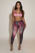 Abstract Pants Set