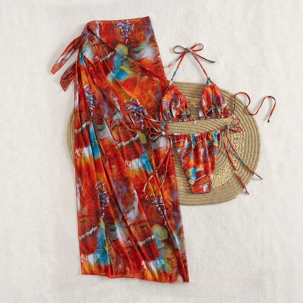 Printed 3PC Swimwear