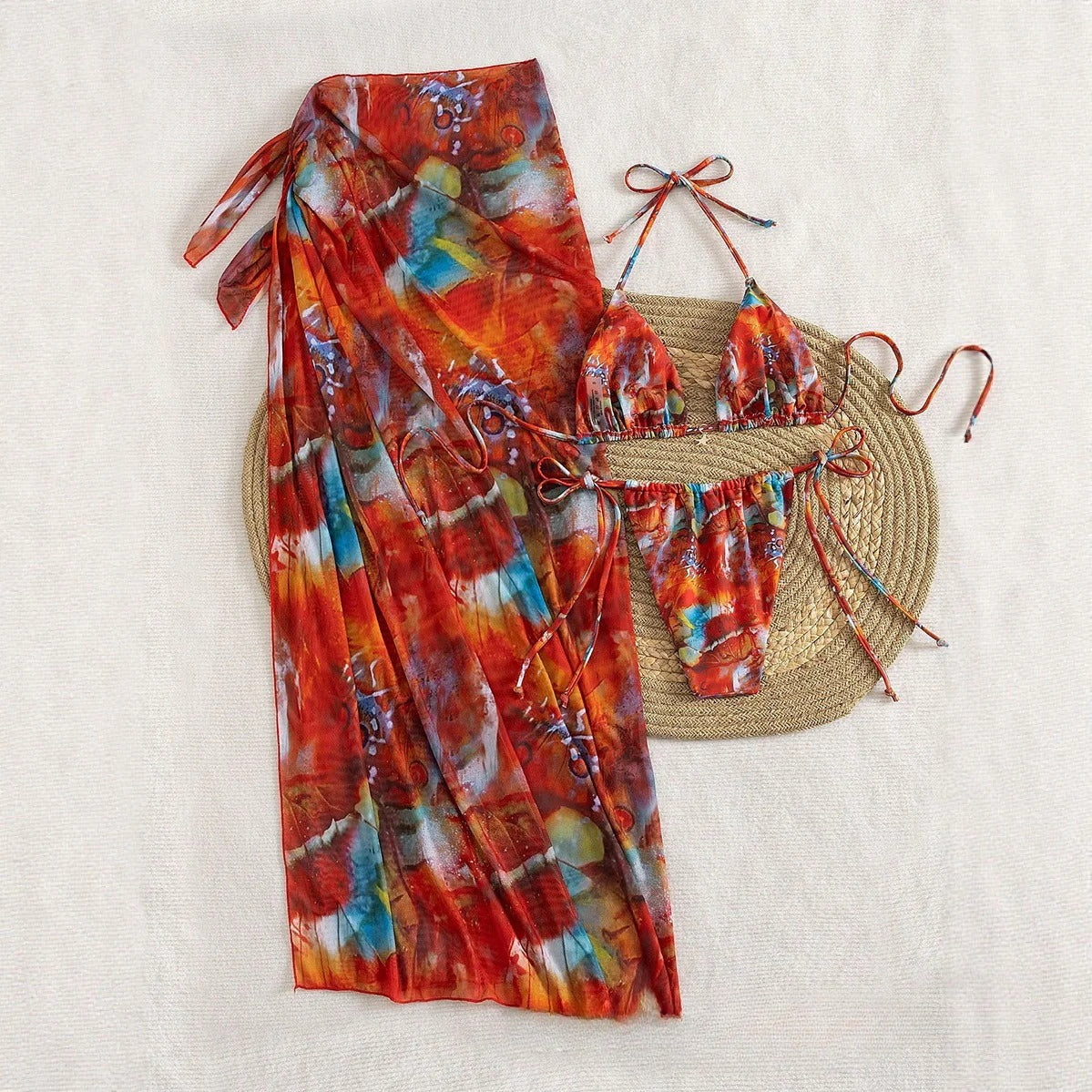 Printed 3PC Swimwear